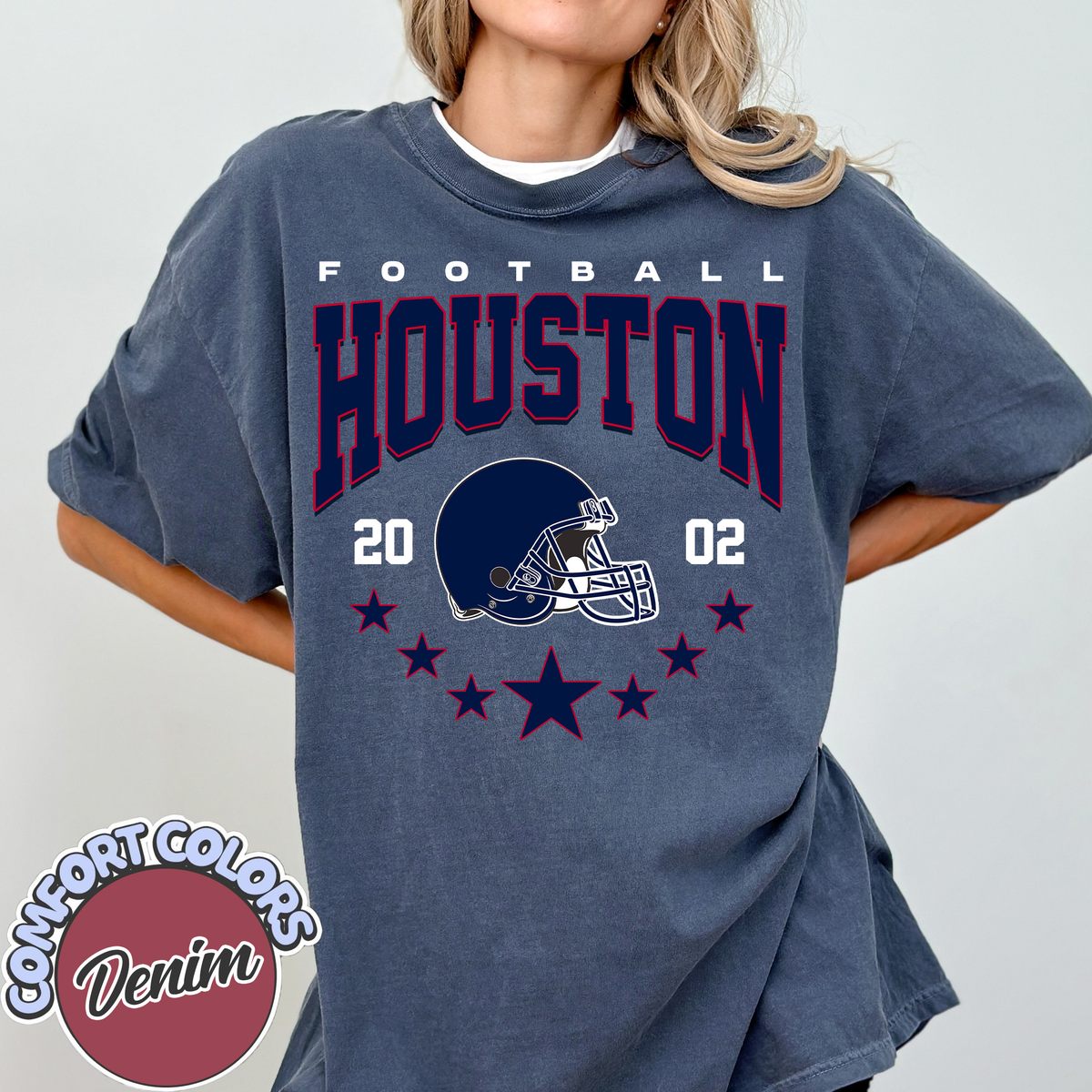 Unisex Houston football vintage t-shirt for men and women