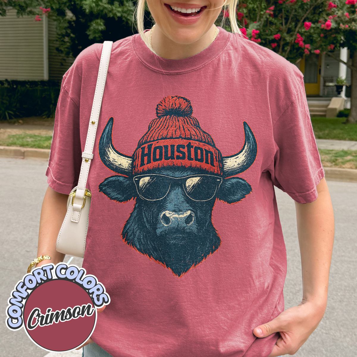Unisex Houston football vintage t-shirt for men and women