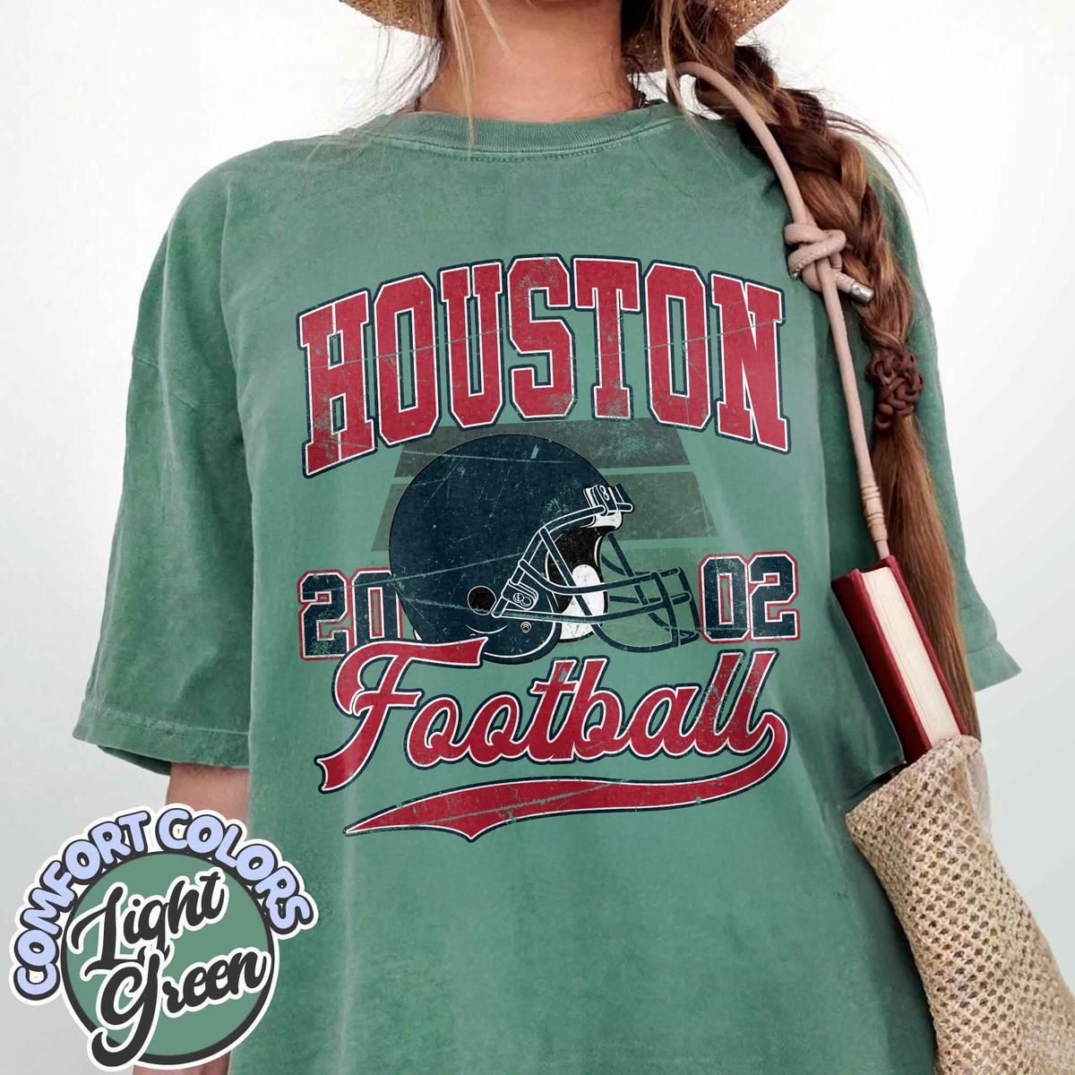 Unisex Houston football vintage t-shirt for men and women