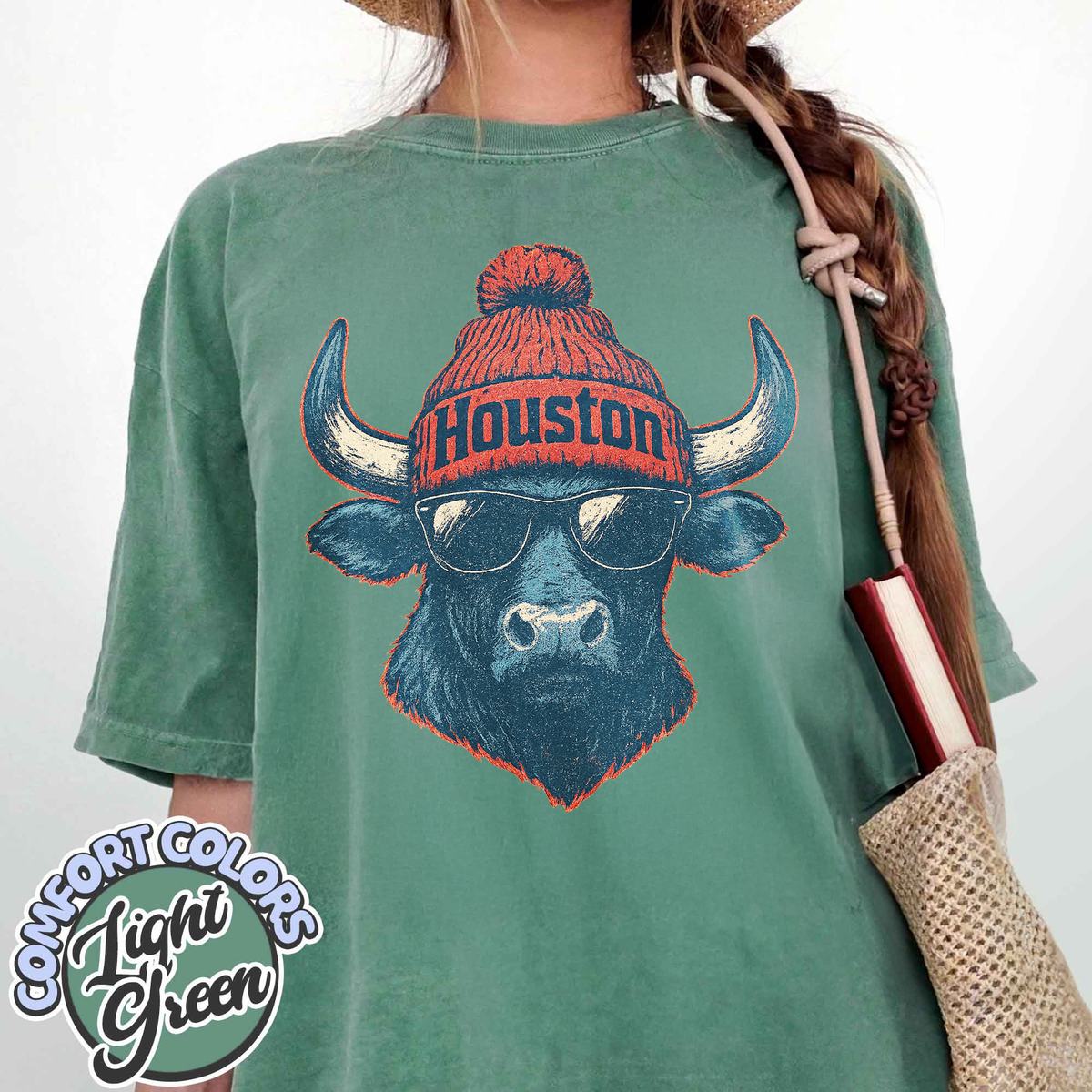 Unisex Houston football vintage t-shirt for men and women