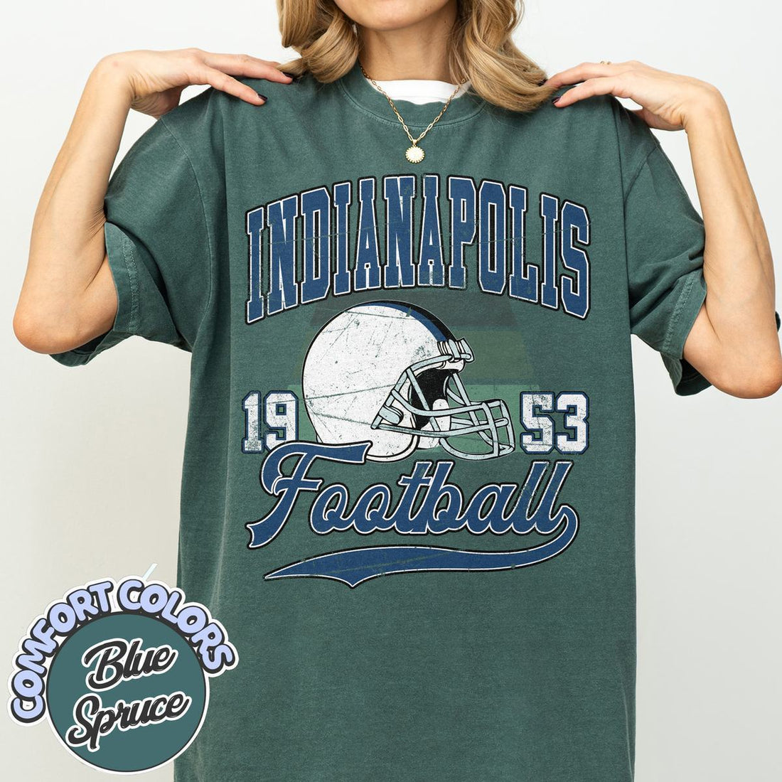Unisex Indianapolis football vintage t-shirt for men and women