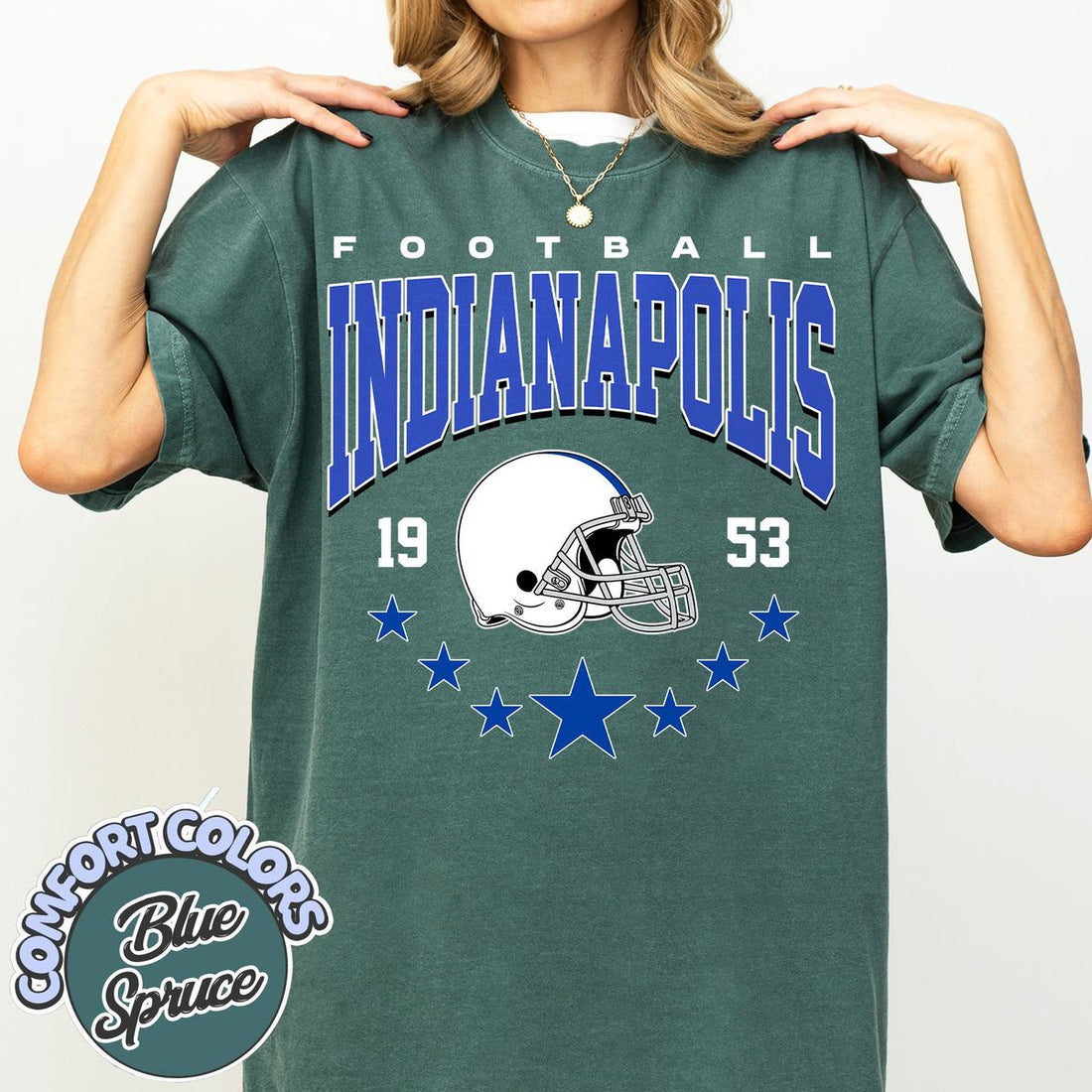 Unisex Indianapolis football vintage t-shirt for men and women