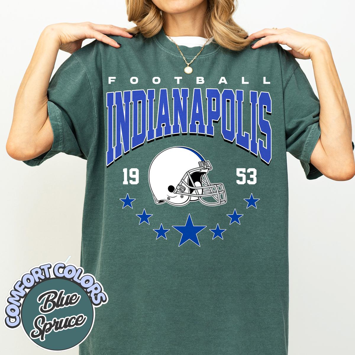 Unisex Indianapolis football vintage t-shirt for men and women