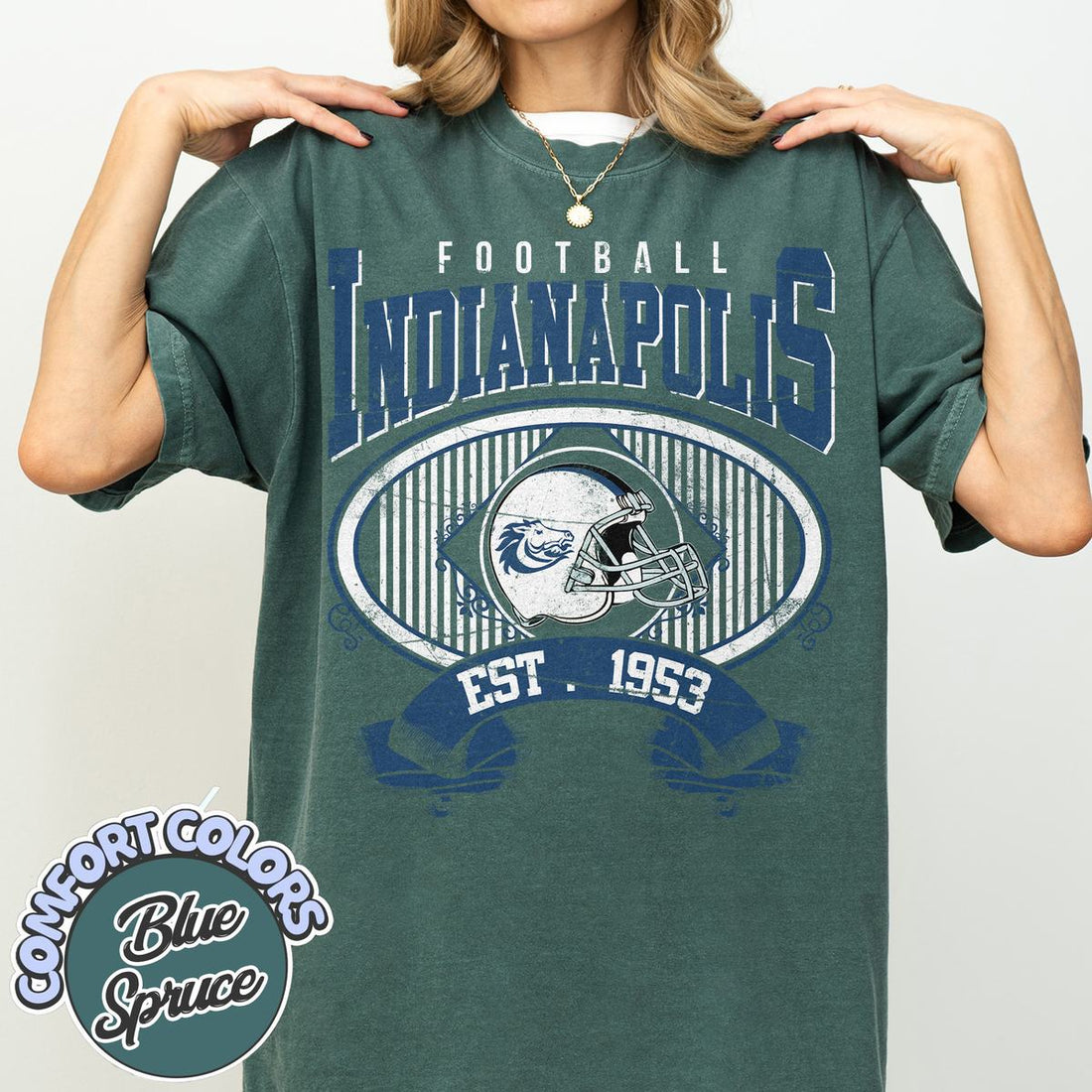 Unisex Indianapolis football vintage t-shirt for men and women