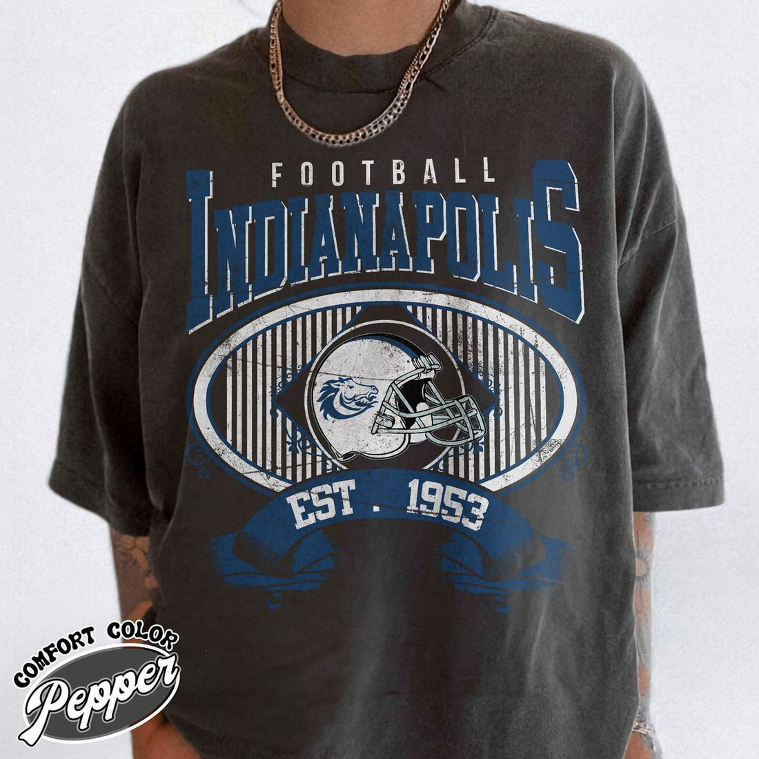 Unisex Indianapolis football vintage t-shirt for men and women