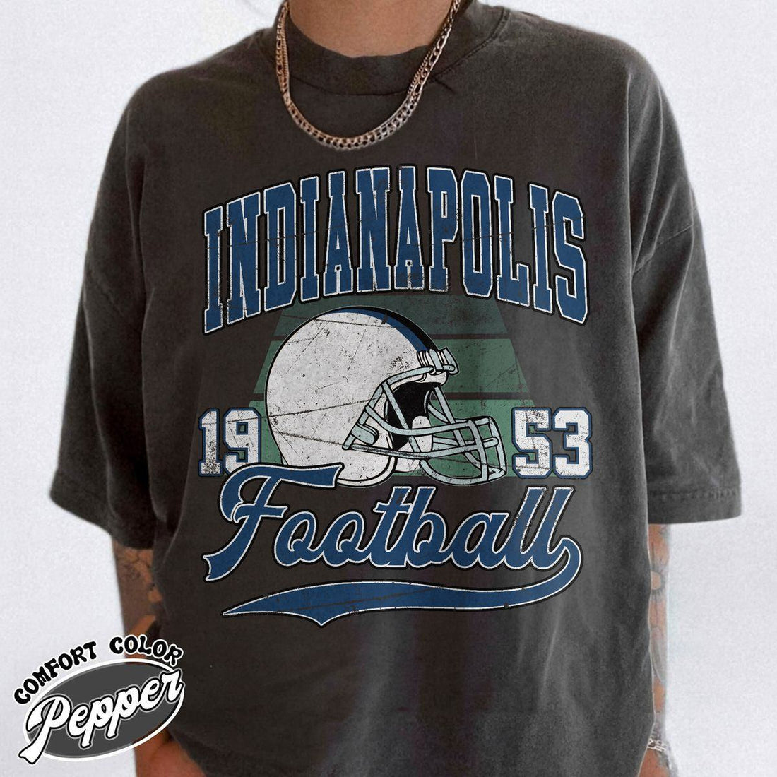 Unisex Indianapolis football vintage t-shirt for men and women