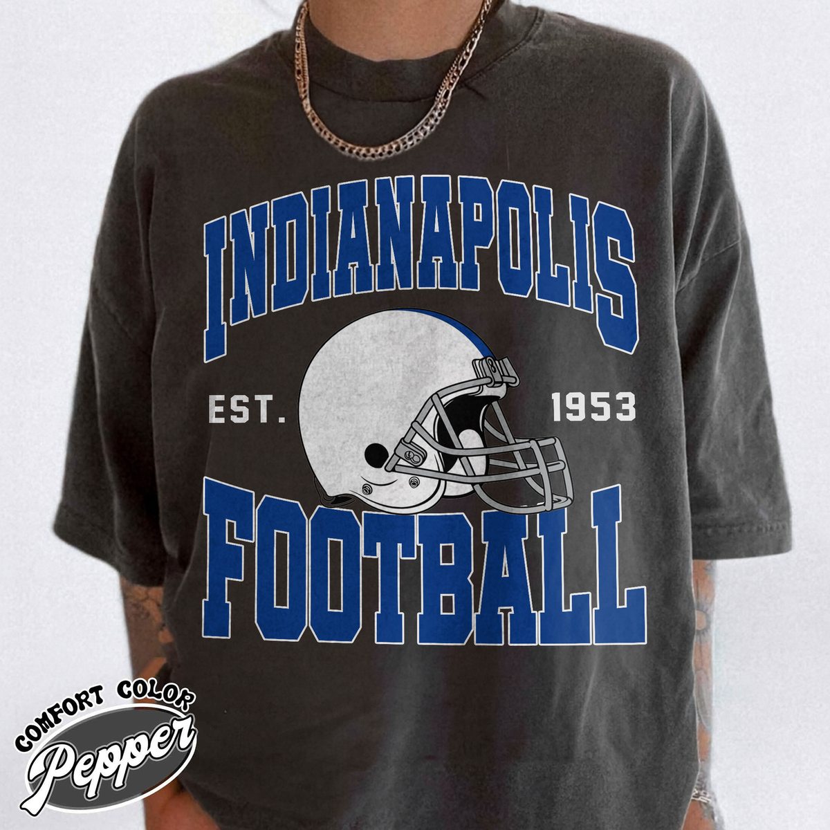 Unisex Indianapolis football vintage t-shirt for men and women