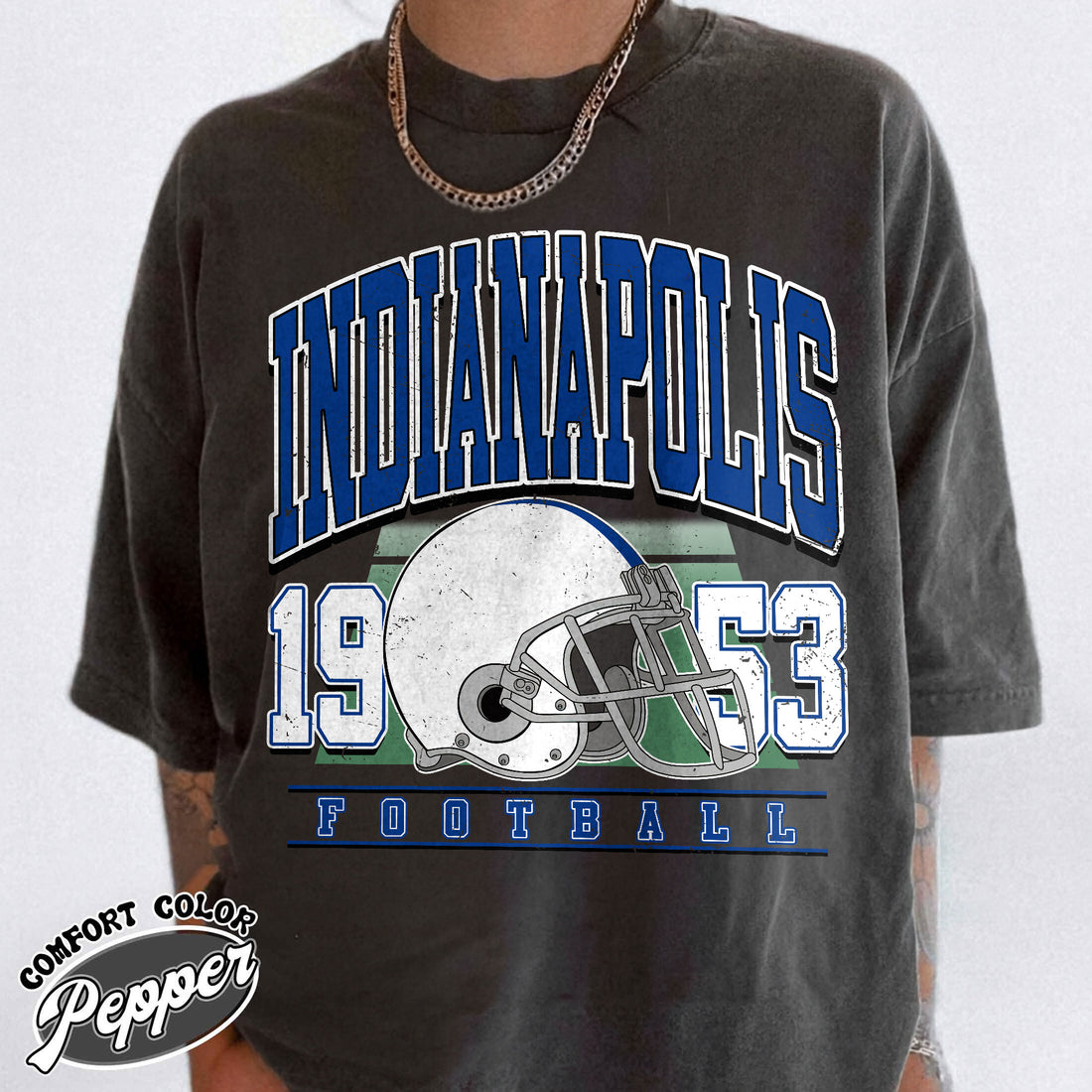 Unisex Indianapolis football vintage t-shirt for men and women