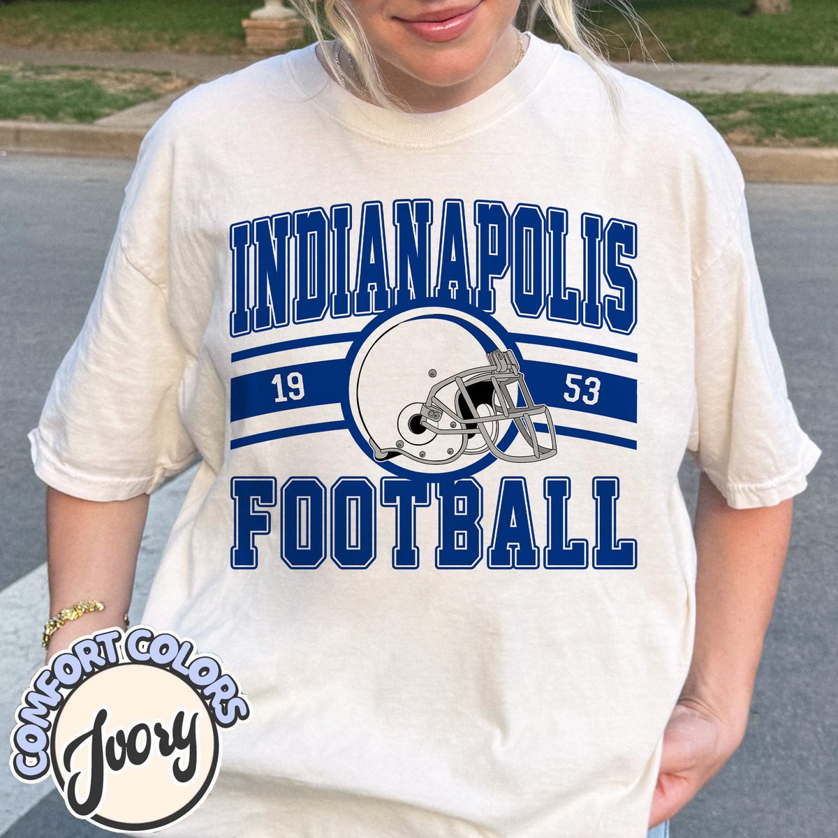 Unisex Indianapolis football vintage t-shirt for men and women