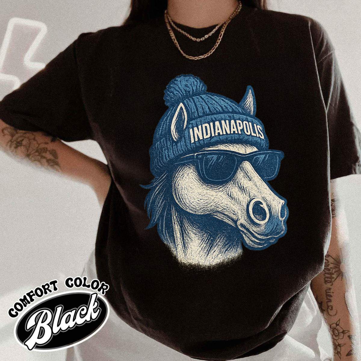 Unisex Indianapolis football vintage t-shirt for men and women