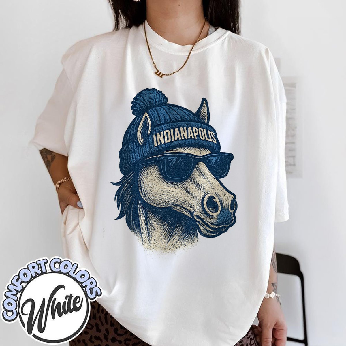 Unisex Indianapolis football vintage t-shirt for men and women