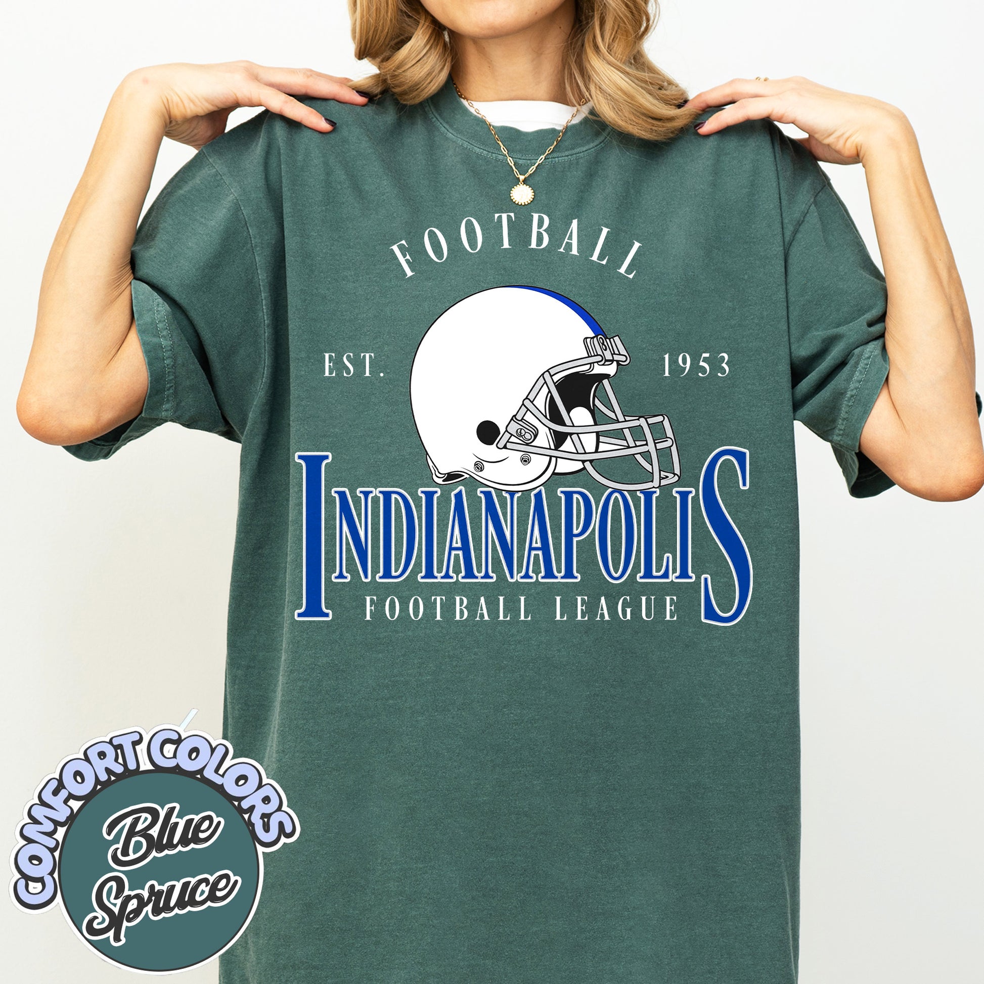 Unisex Indianapolis football vintage t-shirt for men and women