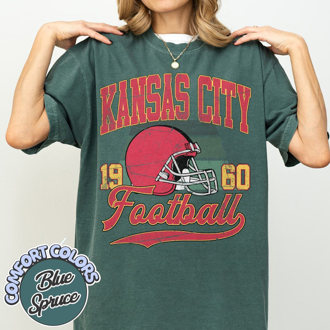 Unisex Kansas City football vintage t-shirt for men and women
