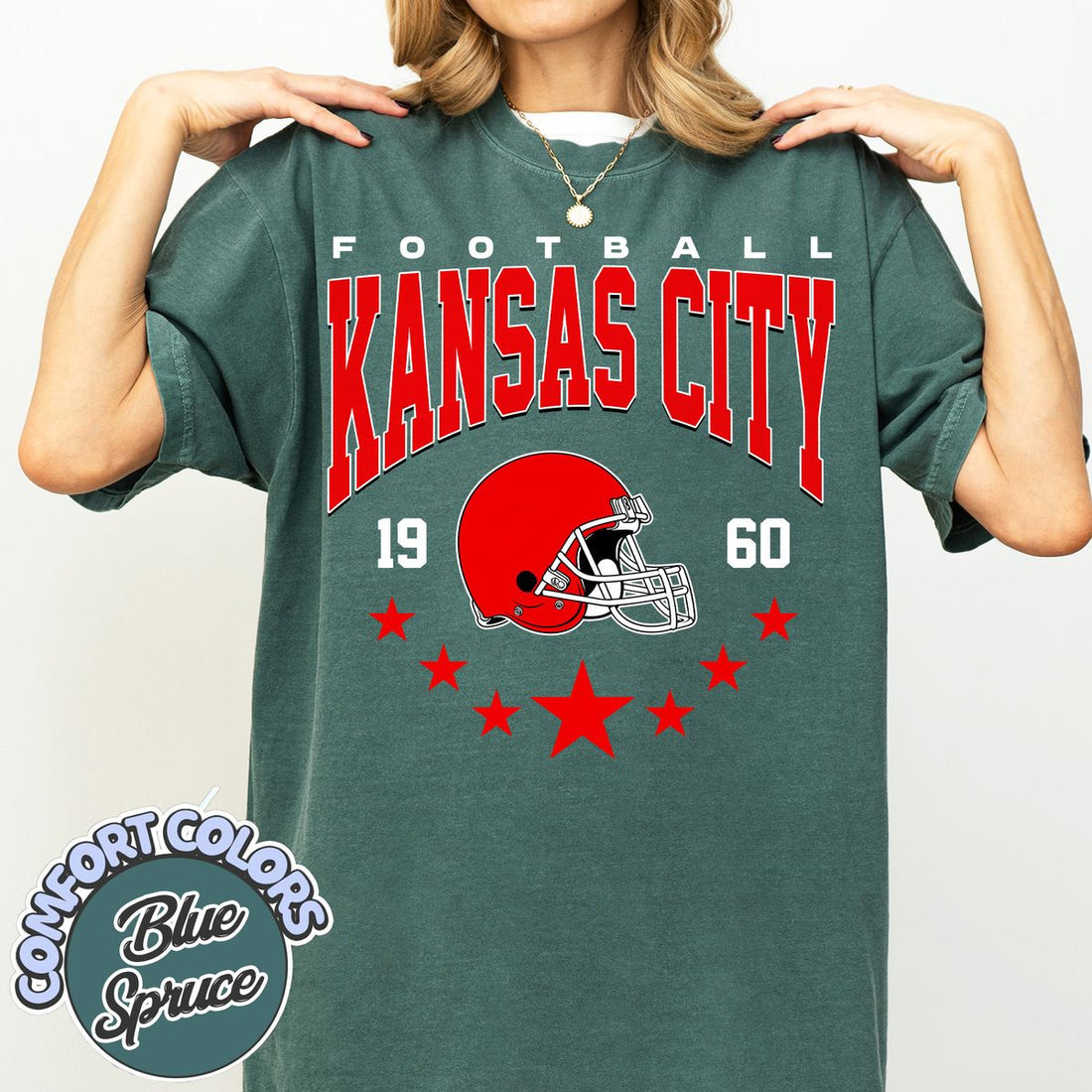 Unisex Kansas City football vintage t-shirt for men and women