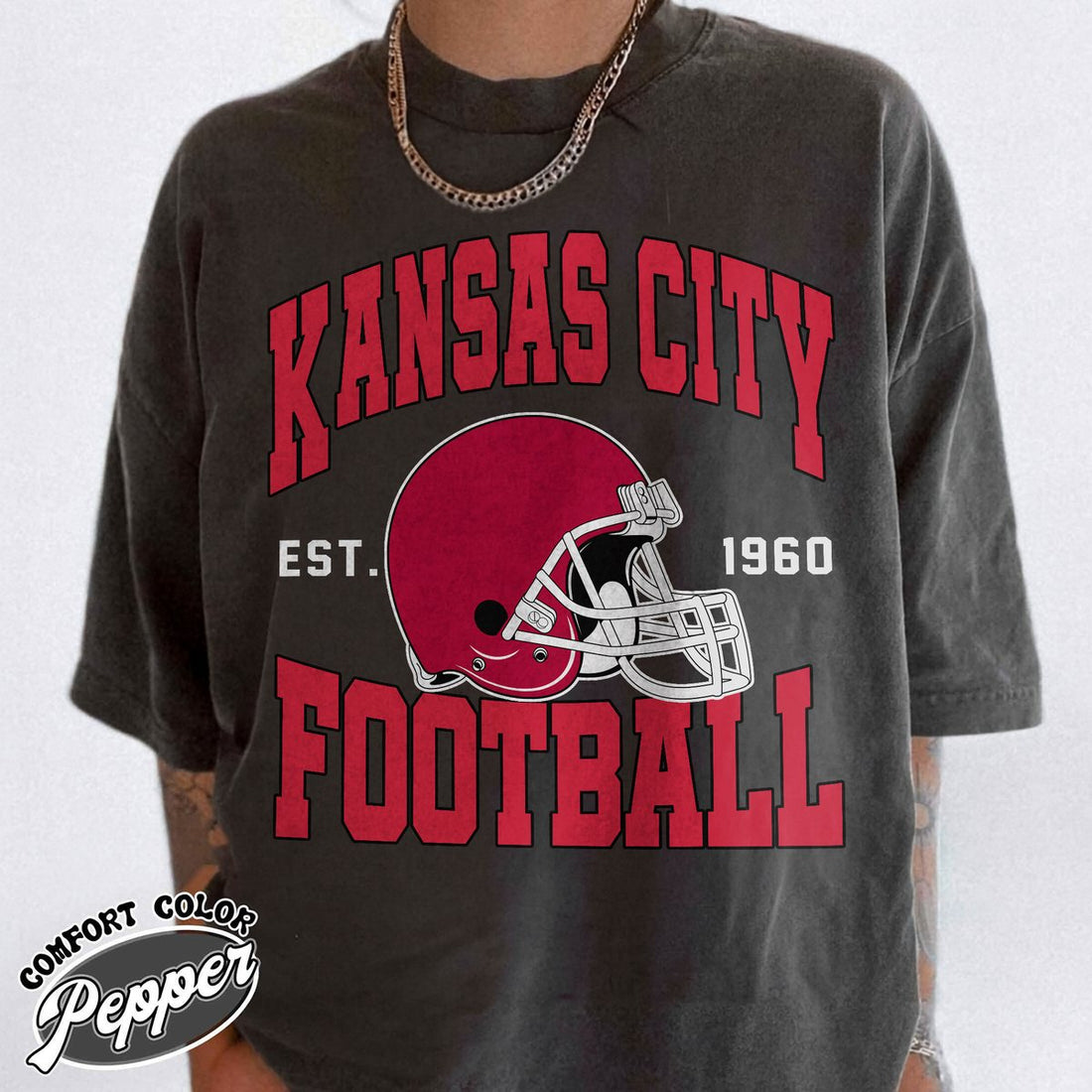 Unisex Kansas City football vintage t-shirt for men and women