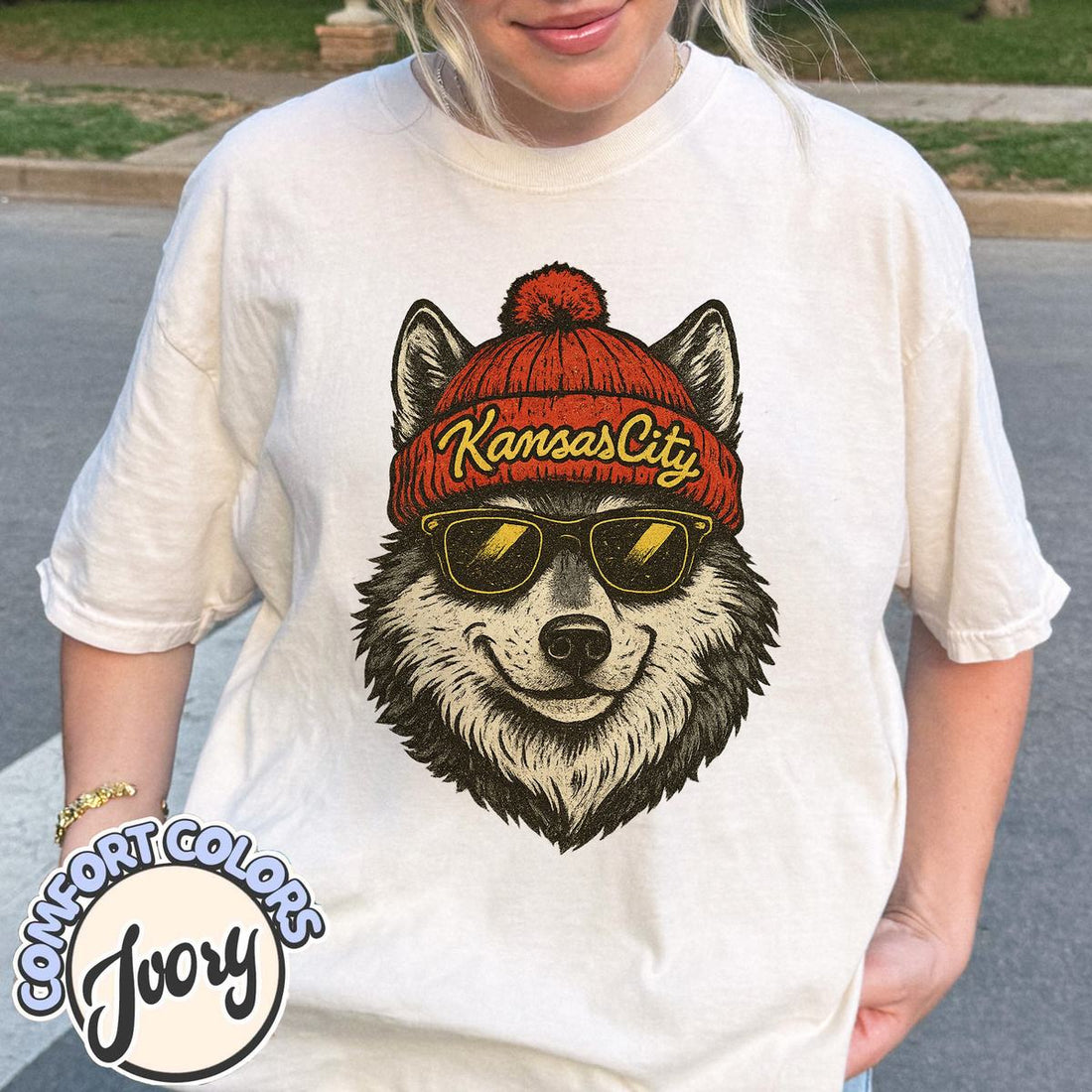 Unisex Kansas City football vintage t-shirt for men and women