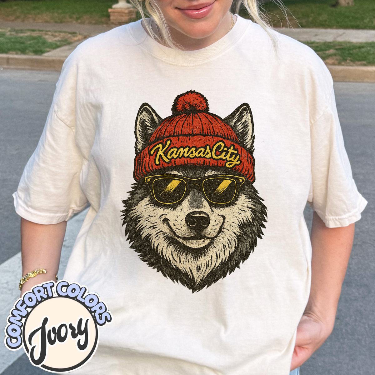 Unisex Kansas City football vintage t-shirt for men and women