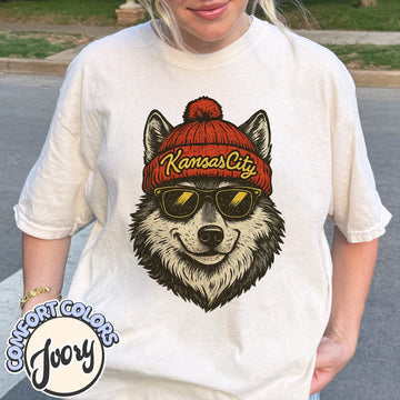 Unisex Kansas City football vintage t-shirt for men and women