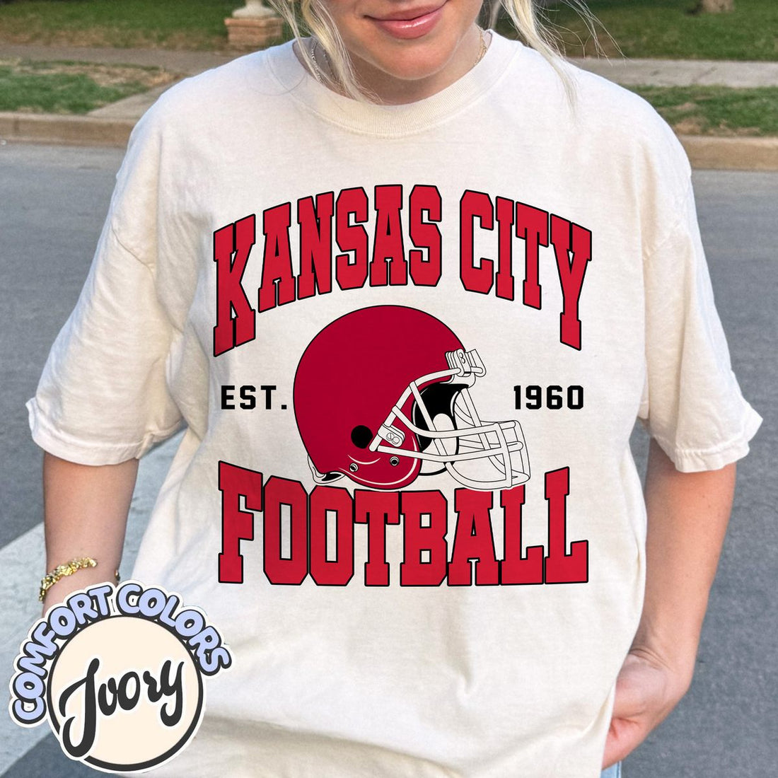 Unisex Kansas City football vintage t-shirt for men and women