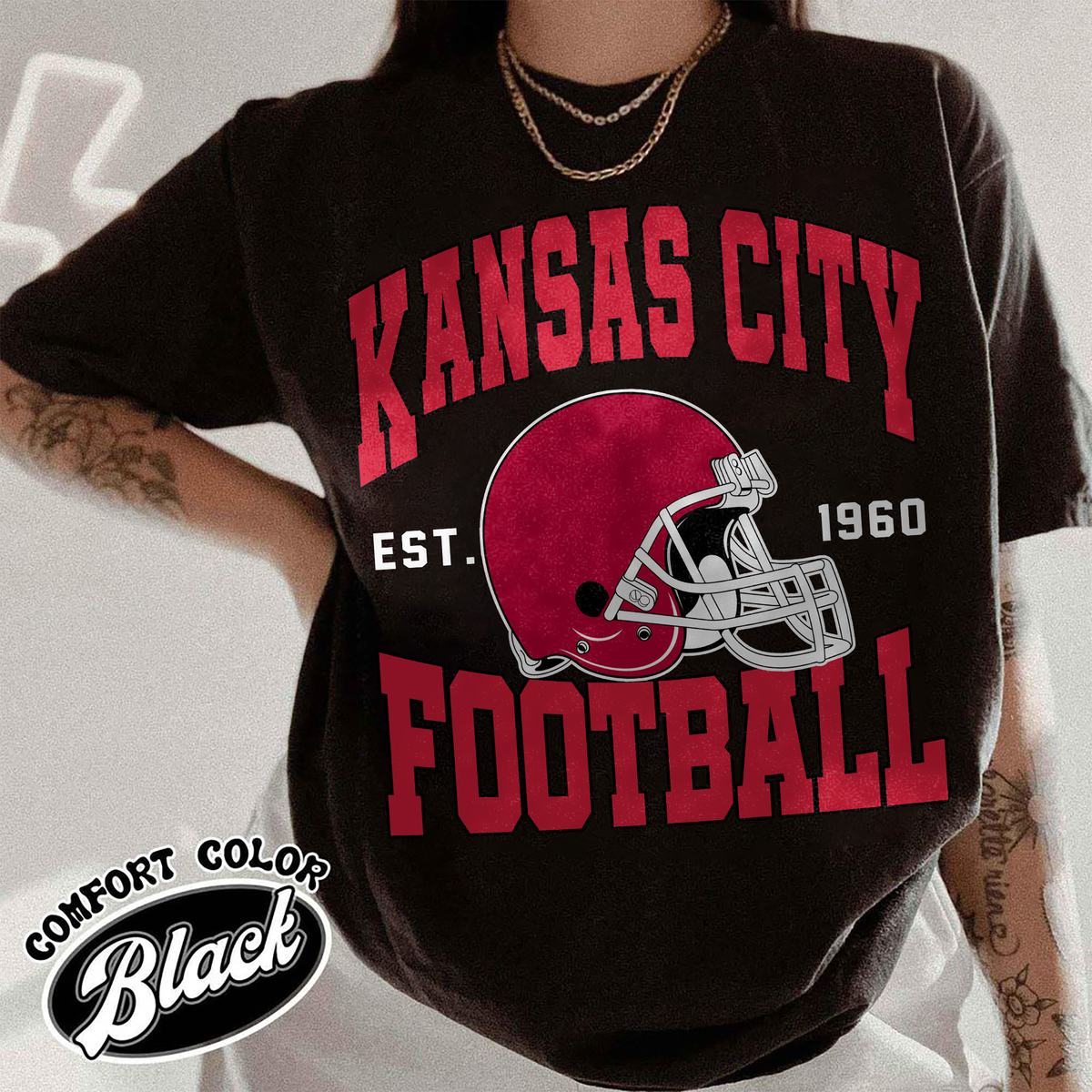 Unisex Kansas City football vintage t-shirt for men and women