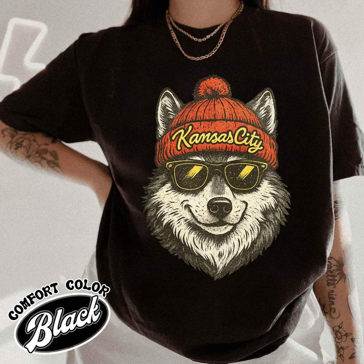 Unisex Kansas City football vintage t-shirt for men and women