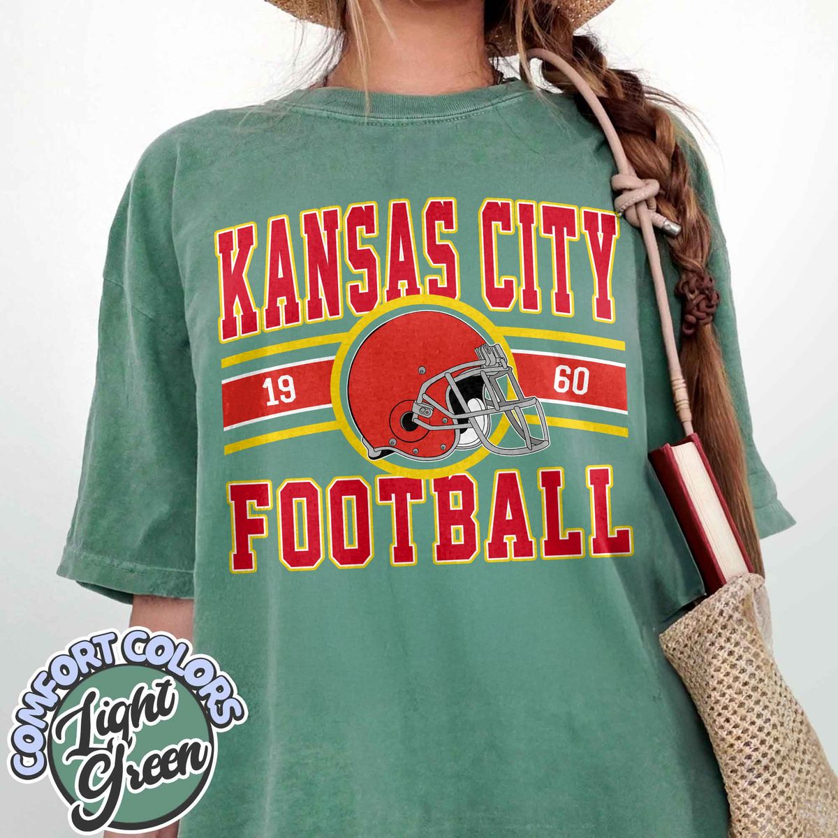 Unisex Kansas City football vintage t-shirt for men and women