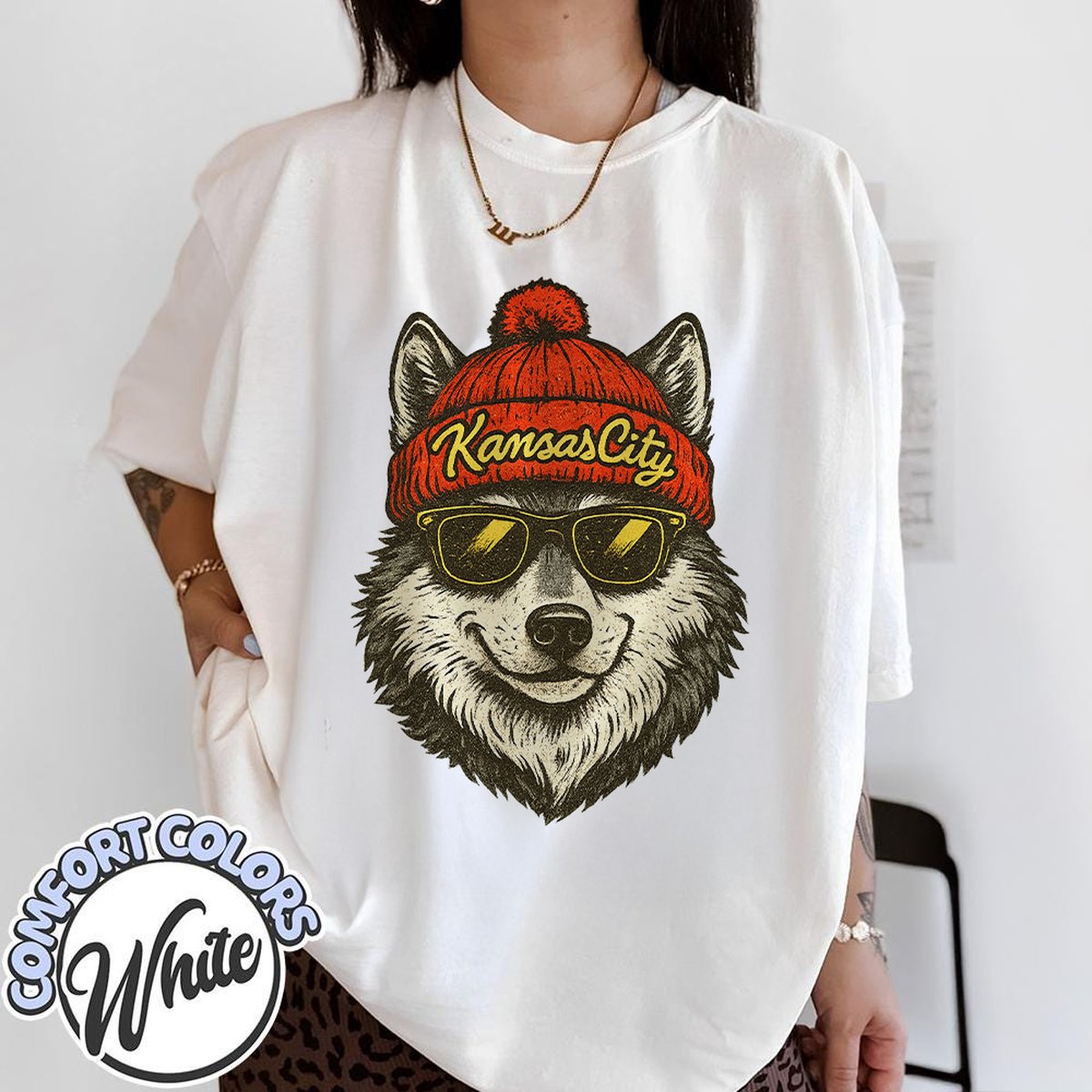 Unisex Kansas City football vintage t-shirt for men and women