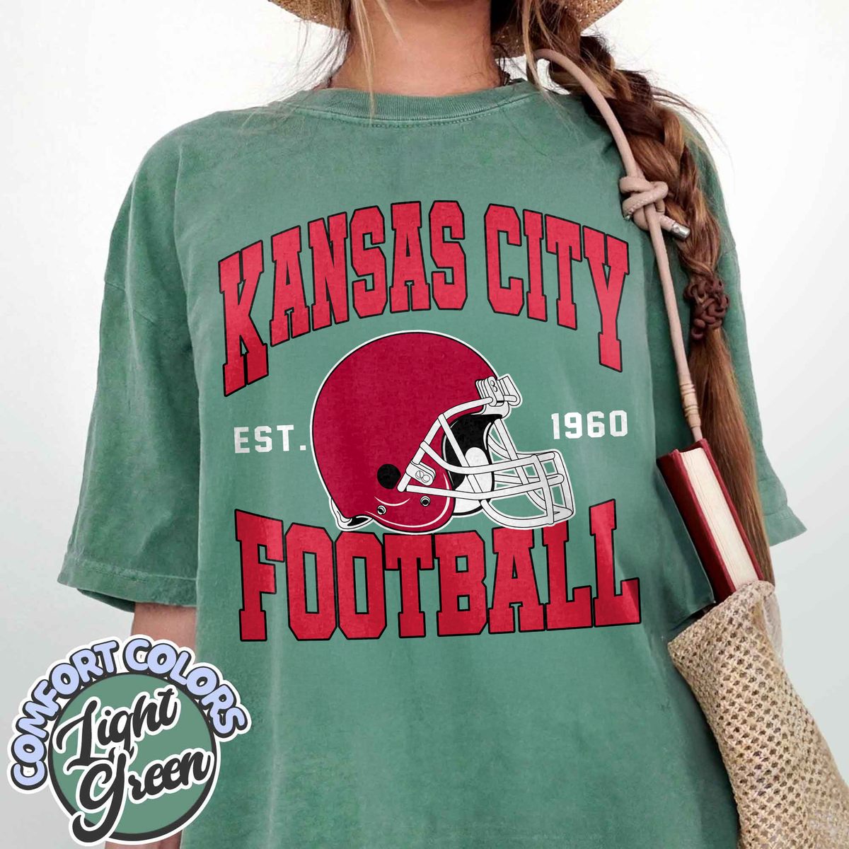 Unisex Kansas City football vintage t-shirt for men and women
