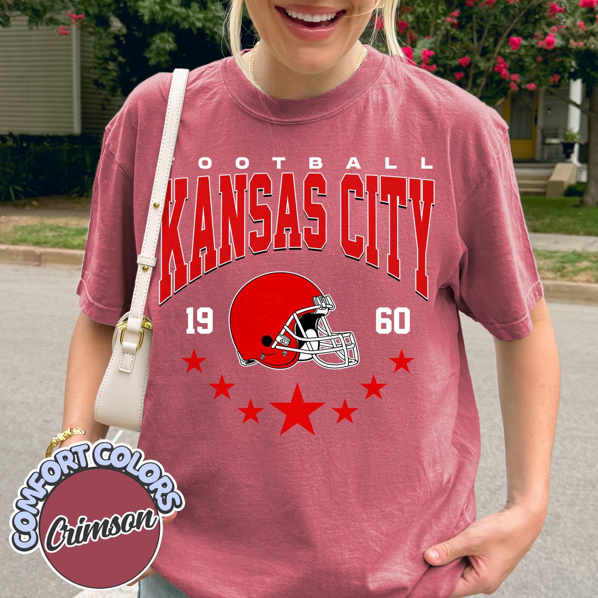 Unisex Kansas City football vintage t-shirt for men and women