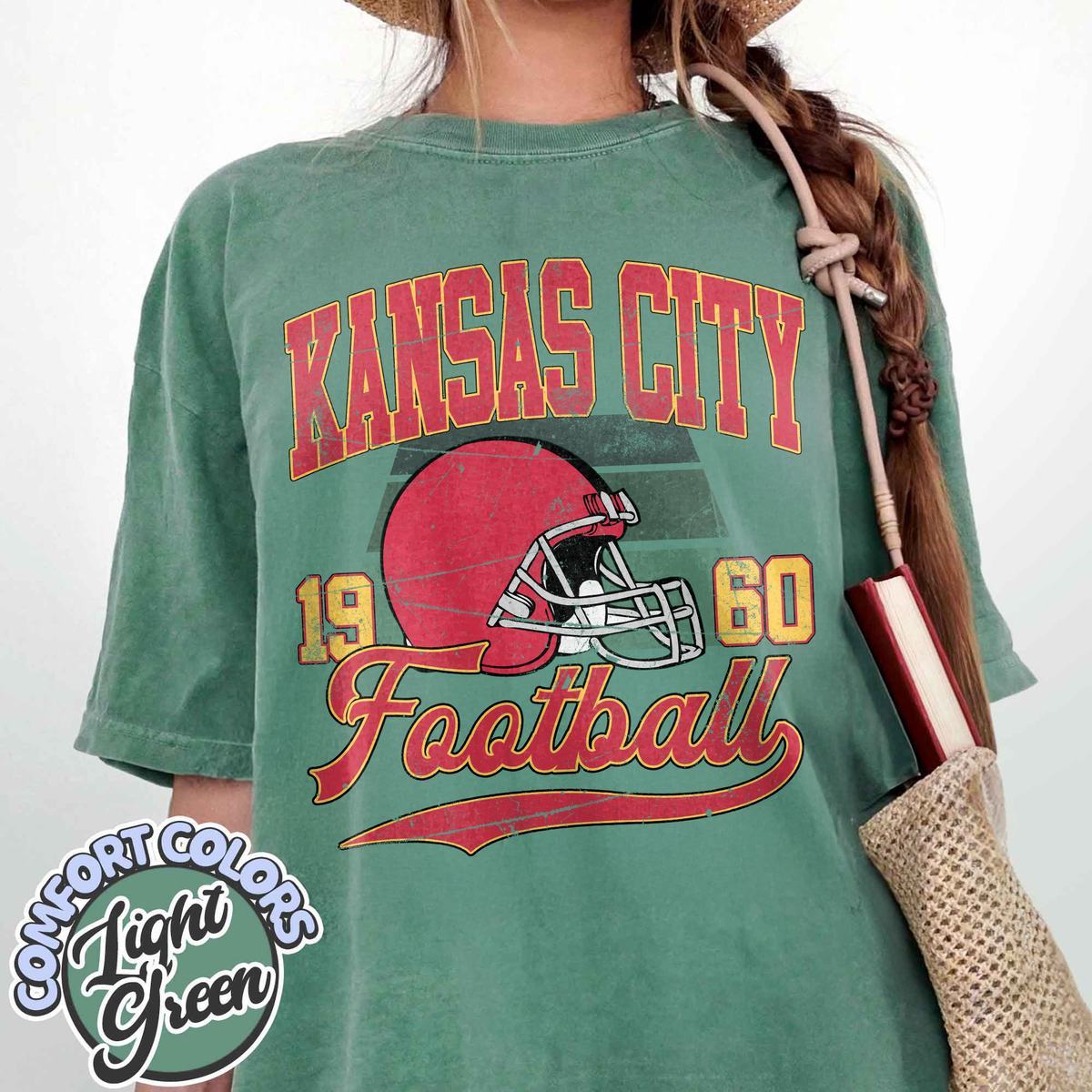 Unisex Kansas City football vintage t-shirt for men and women