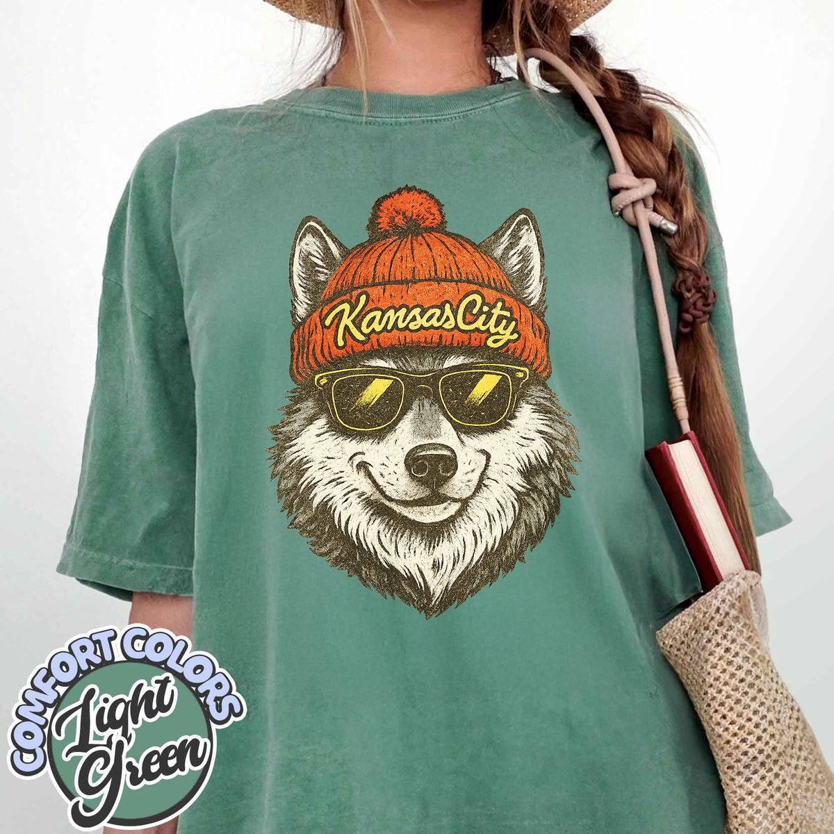 Unisex Kansas City football vintage t-shirt for men and women