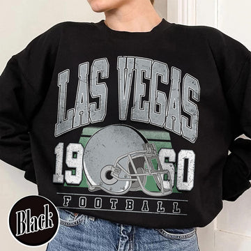 Unisex Las Vegas football vintage crewneck sweatshirt for men and women