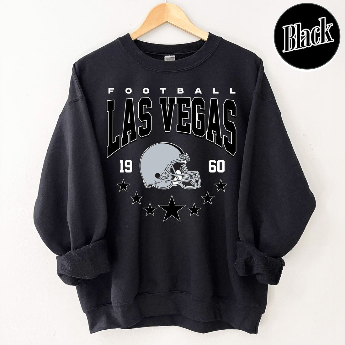 Unisex Las Vegas football vintage crewneck sweatshirt for men and women