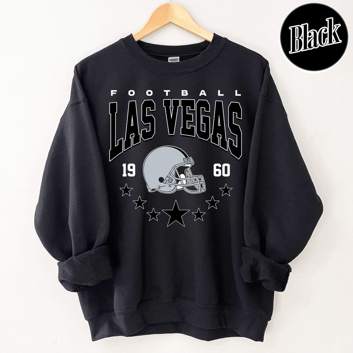 Unisex Las Vegas football vintage crewneck sweatshirt for men and women