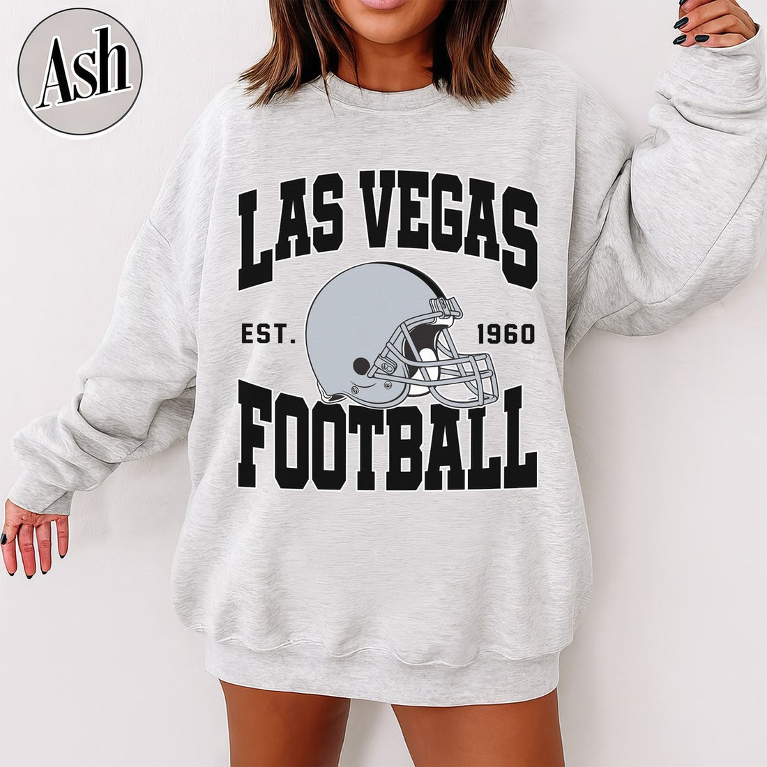 Unisex Las Vegas football vintage crewneck sweatshirt for men and women