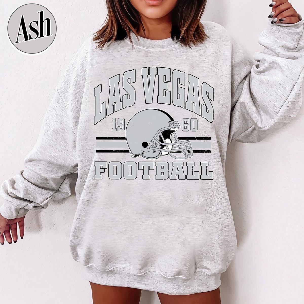 Unisex Las Vegas football vintage crewneck sweatshirt for men and women