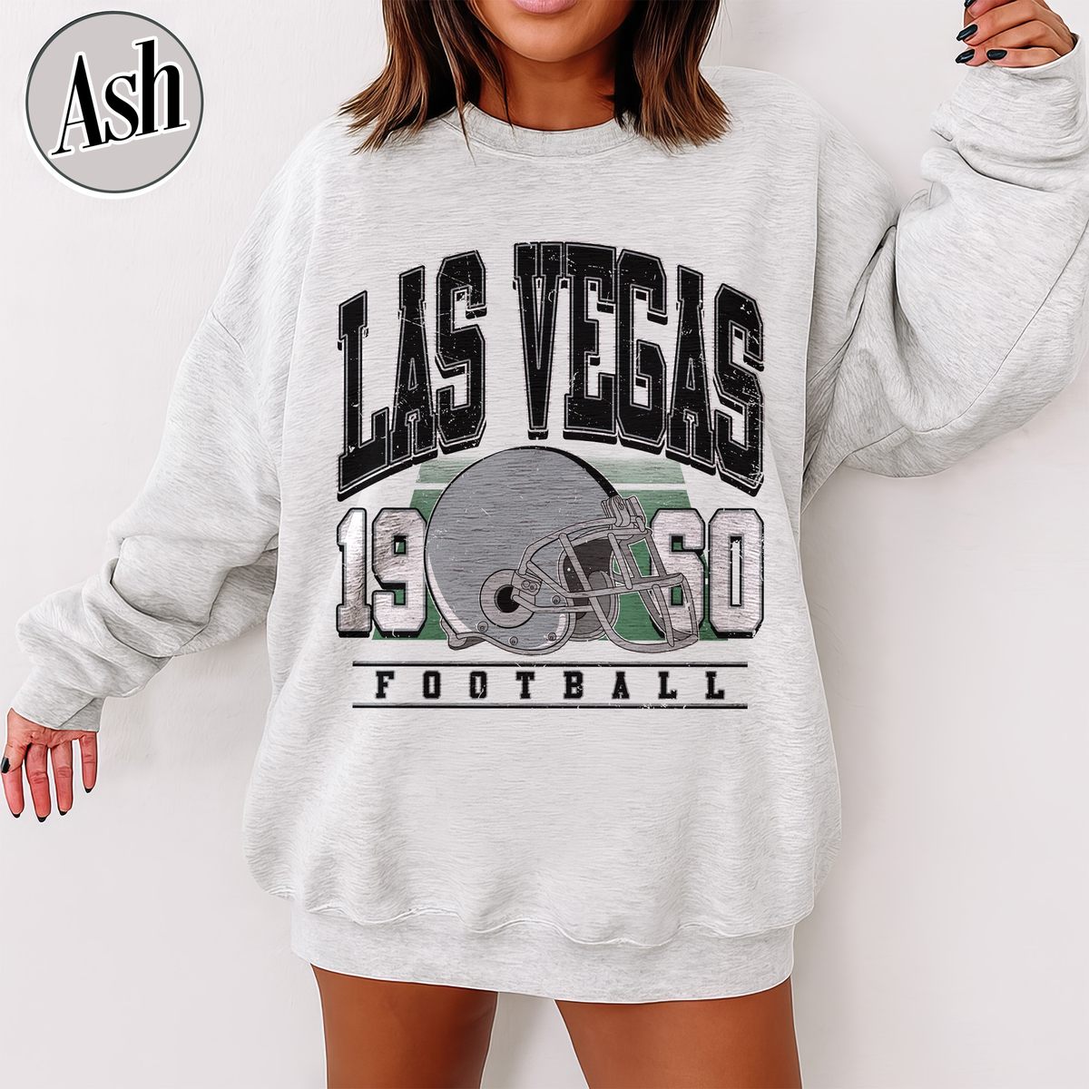 Unisex Las Vegas football vintage crewneck sweatshirt for men and women