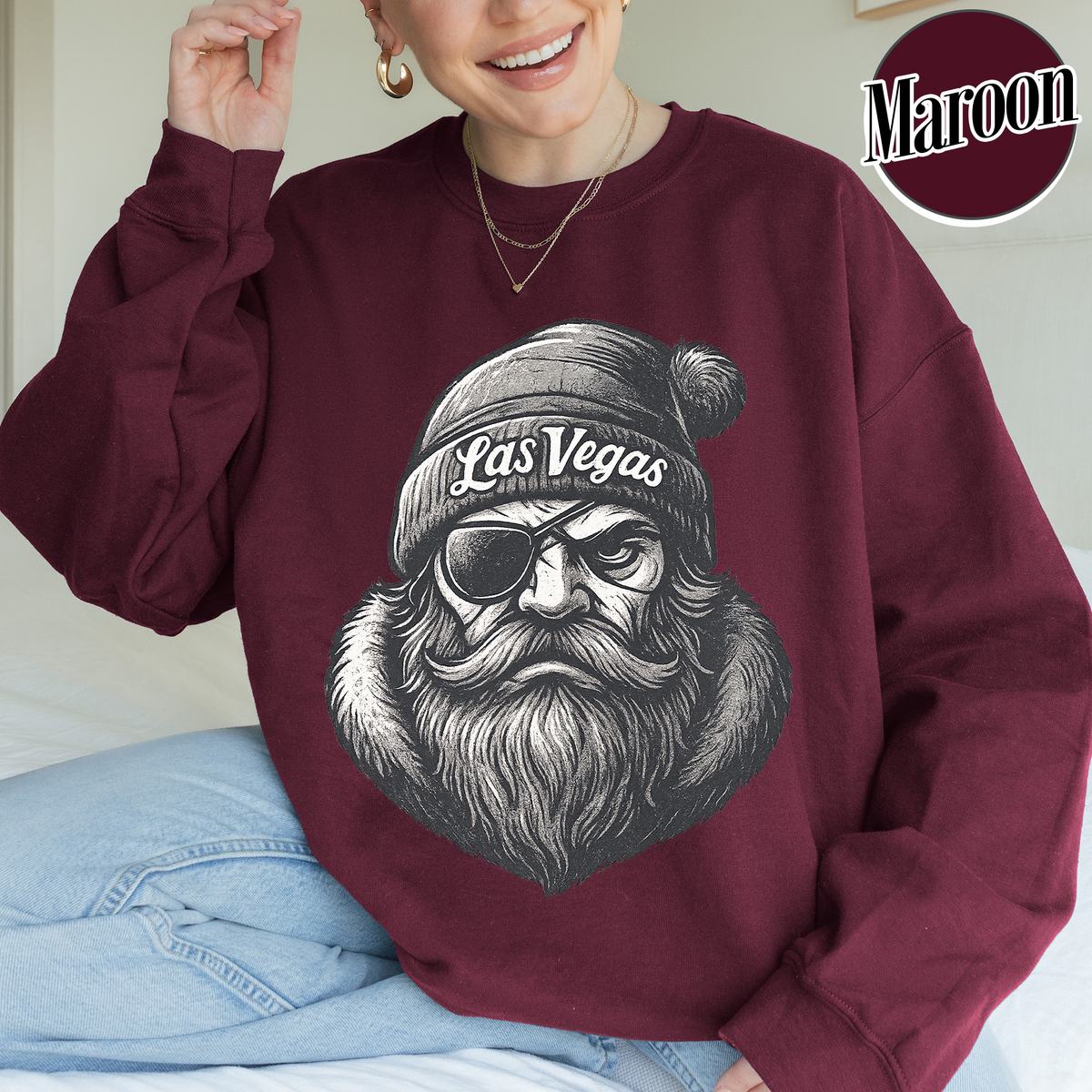 Unisex Las Vegas football vintage crewneck sweatshirt for men and women