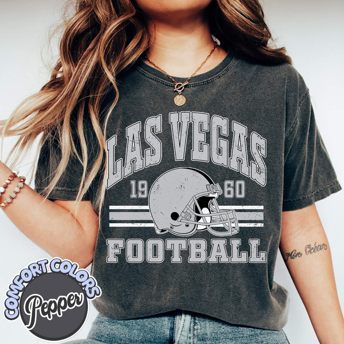 Unisex Las Vegas football vintage t-shirt for men and women