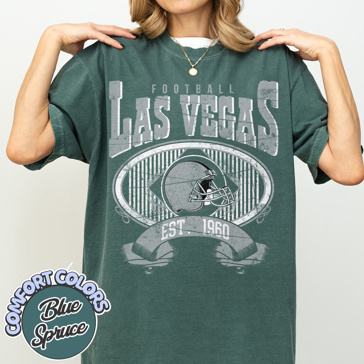 Unisex Las Vegas football vintage t-shirt for men and women