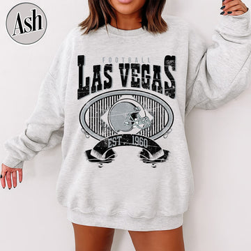 Unisex Las Vegas football vintage crewneck sweatshirt for men and women