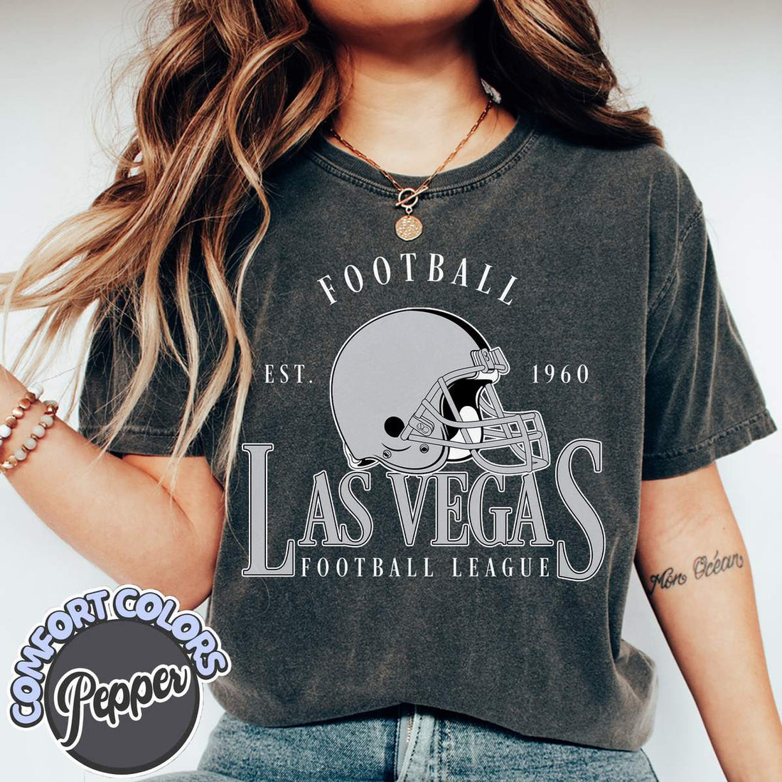 Unisex Las Vegas football vintage t-shirt for men and women