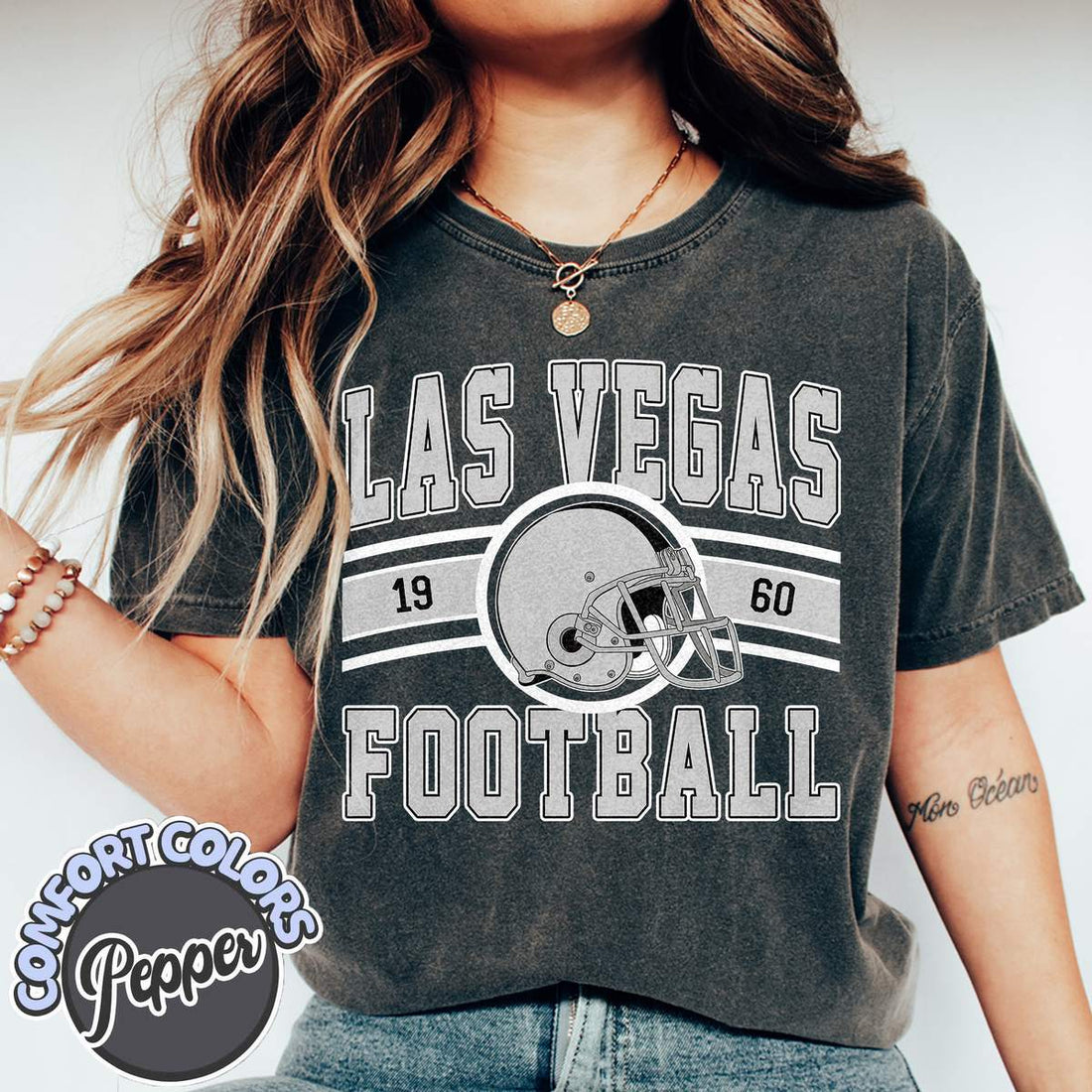Unisex Las Vegas football vintage t-shirt for men and women