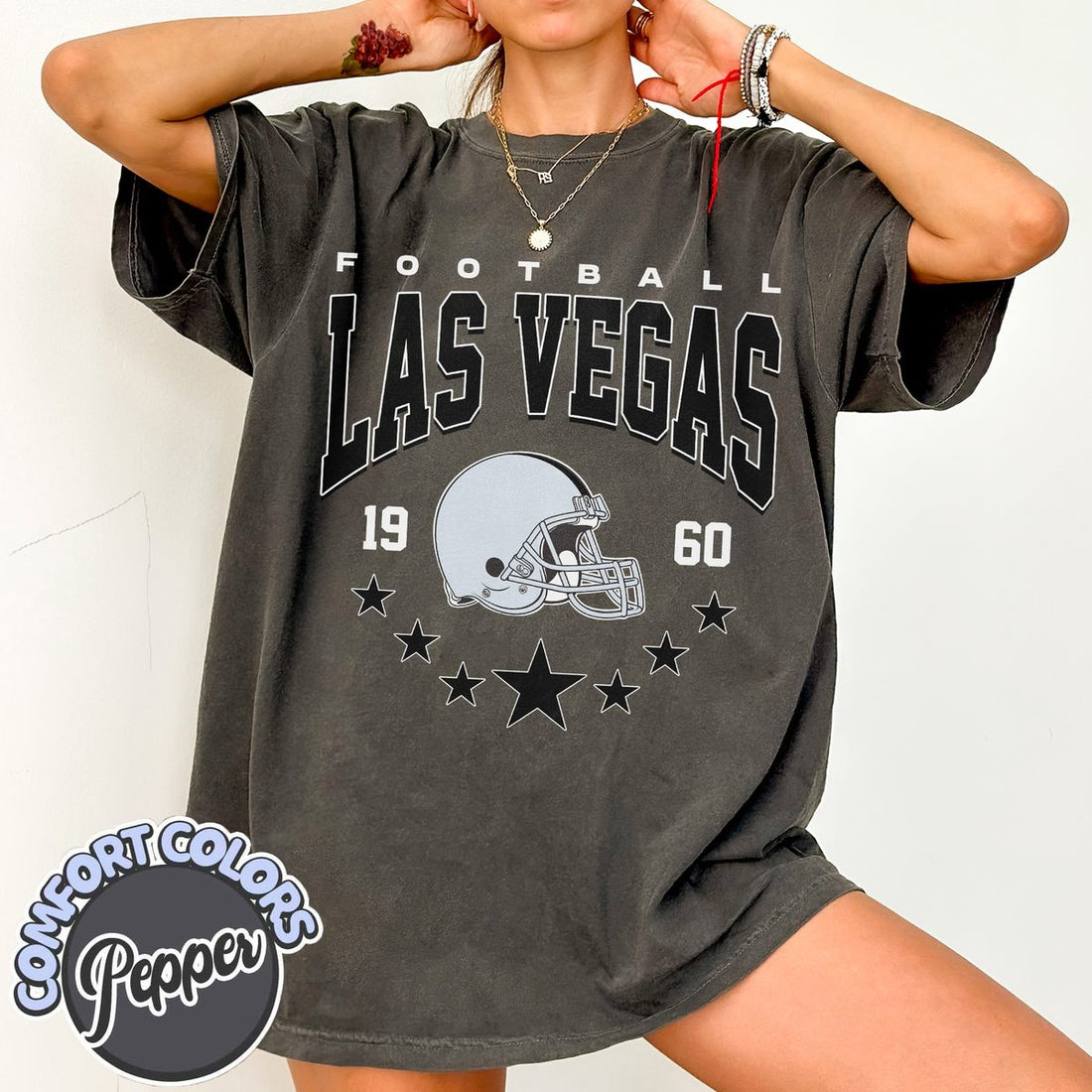 Unisex Las Vegas football vintage t-shirt for men and women