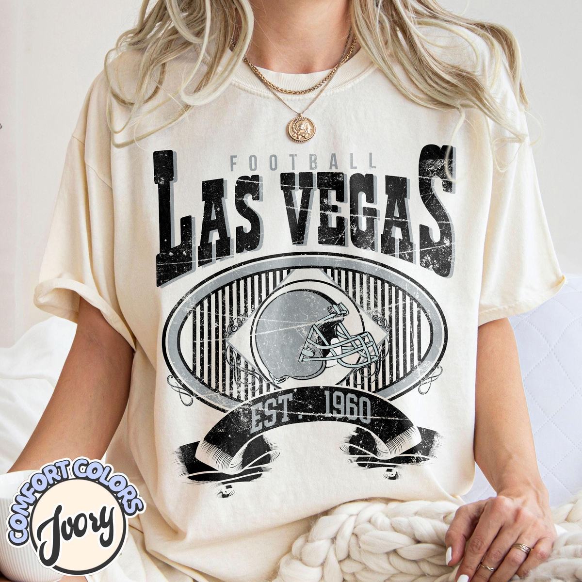 Unisex Las Vegas football vintage t-shirt for men and women
