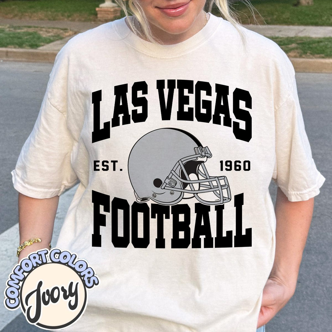 Unisex Las Vegas football vintage t-shirt for men and women