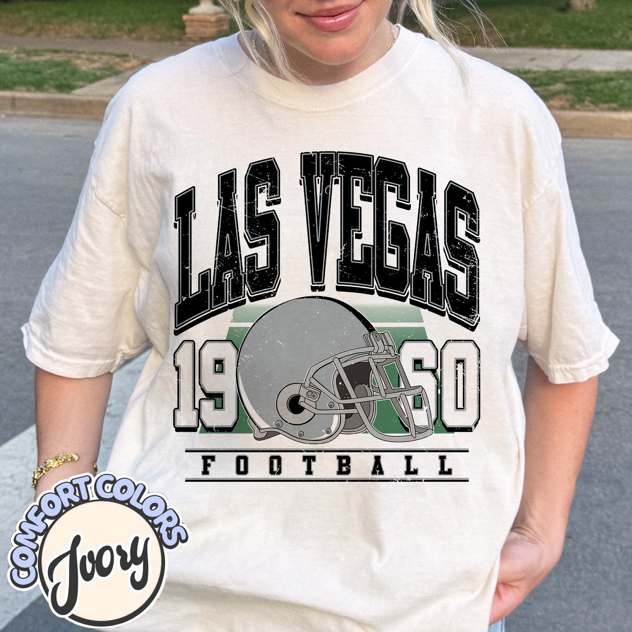 Unisex Las Vegas football vintage t-shirt for men and women