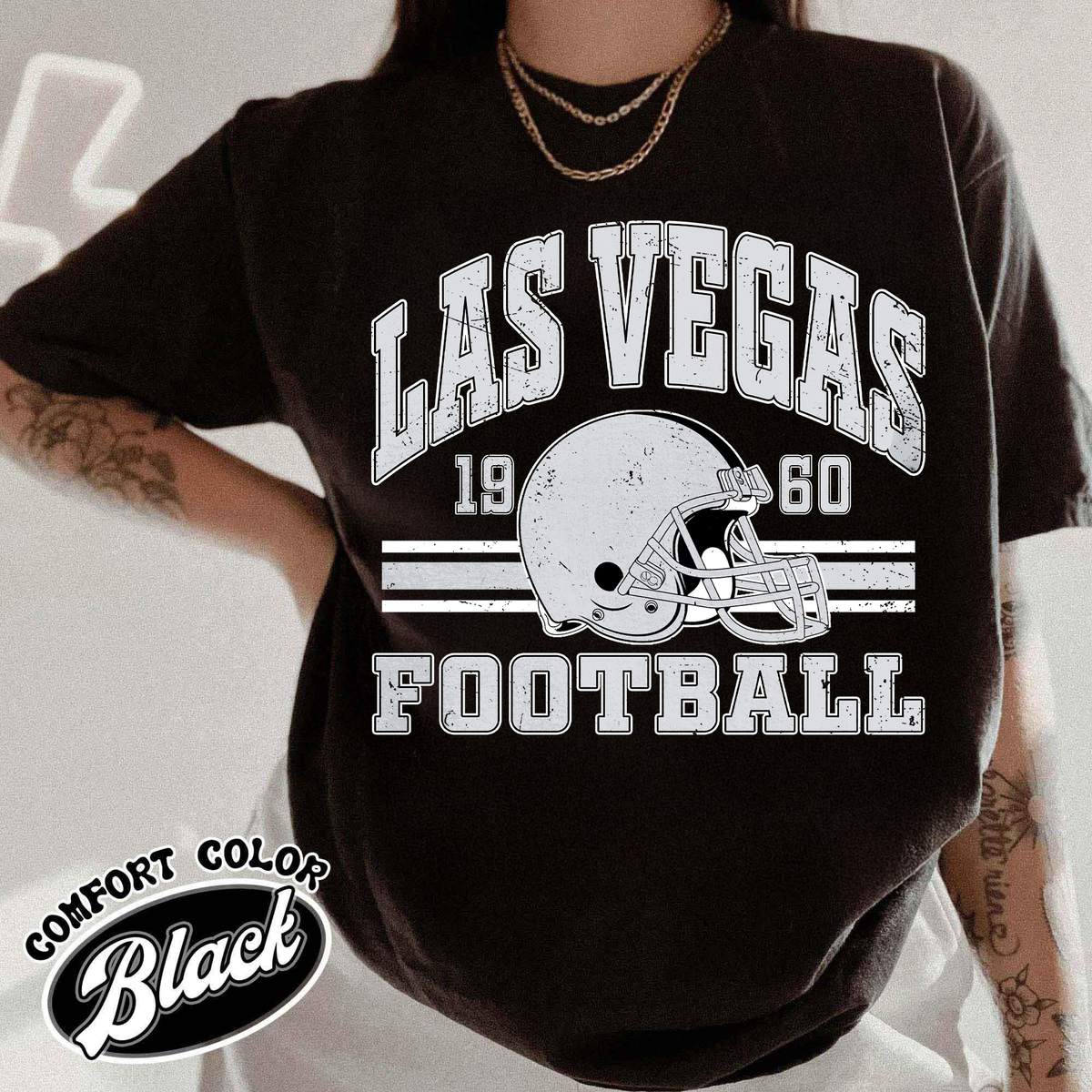 Unisex Las Vegas football vintage t-shirt for men and women