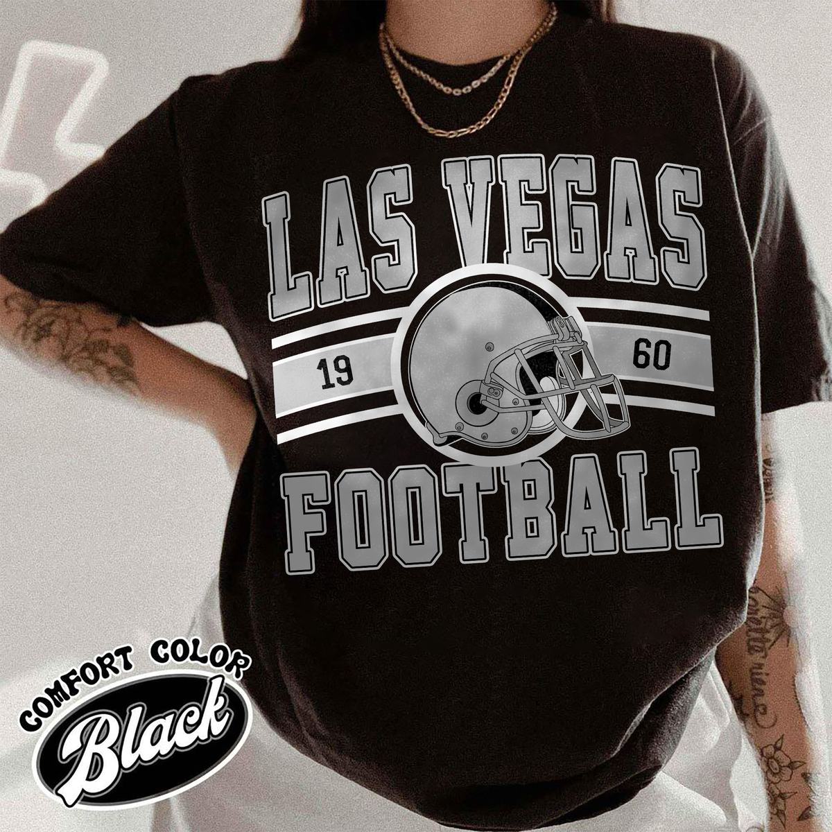 Unisex Las Vegas football vintage t-shirt for men and women