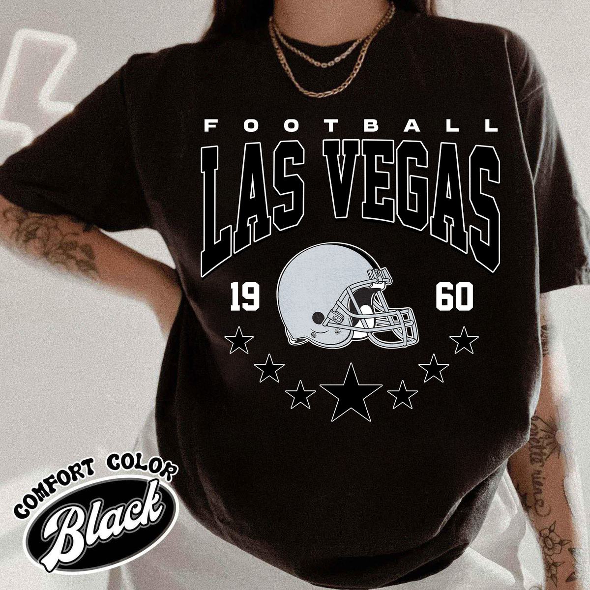 Unisex Las Vegas football vintage t-shirt for men and women